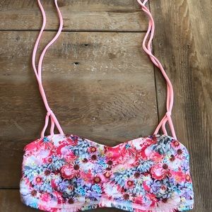 Lulu Lemon tie flower bra